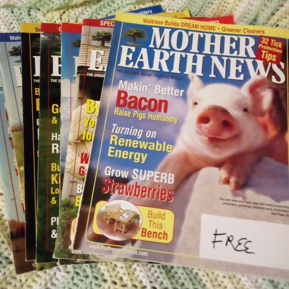 Mother Earth News Magazines Lot of 7 Homesteading